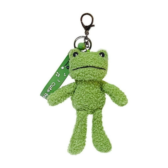 Cute for Frog Plush Keychain Keyring Gift Classroom Prizes for Kids Schoo