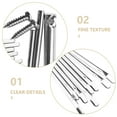 thumbnail image 3 of CTIRCHIU 2 Sets Portable Mbira Finger Piano Metal Clear Sound for Outdoor Camping, 3 of 7