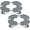 Grey, variant on Plant Caddy with Wheels, 15-22" Adjustable Plant Stand with Wheels Heavy Duty, Rolling Plant Stand, Plant Cart for Outdoor Planters, Plant Pots, Trash Can Dolly, Garden Pot Mover