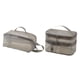thumbnail image 5 of 2 piezas Bag de maquillaje de malla bolsita de doble capa multipropósito multipropósito con mango de maquillaje organizador de aseo para viaje de gris, 5 of 8
