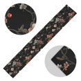 thumbnail image 5 of Yayeee Table Runner 70 inches Long Home Kitchen Dinning Party Decoration, Black Flowers, 5 of 7