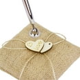 thumbnail image 3 of Vintage Burlap Hessian Pen Stand Set Rustic Wedding Reception Decorations, 3 of 4