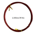 thumbnail image 3 of Craft Wires DIY Handicrafts Braided Thread Jewelry Lines with Not Good Flexibility Durable Shiny Jewelry Lines Exquisite Design for Sculpturing Wine Red, 3 of 5
