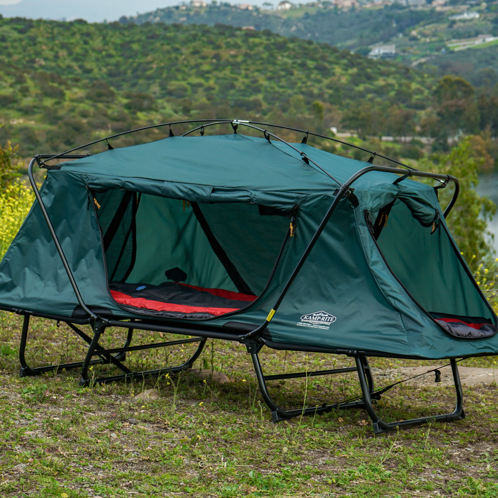 Kamp-Rite Oversized Quick Setup 1 Person Cot, Chair, & Tent w/Domed Top - image 3 of 8