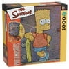 Photomosaic Puzzle featuring Bart Simpson of The Simpsons with Skateboard