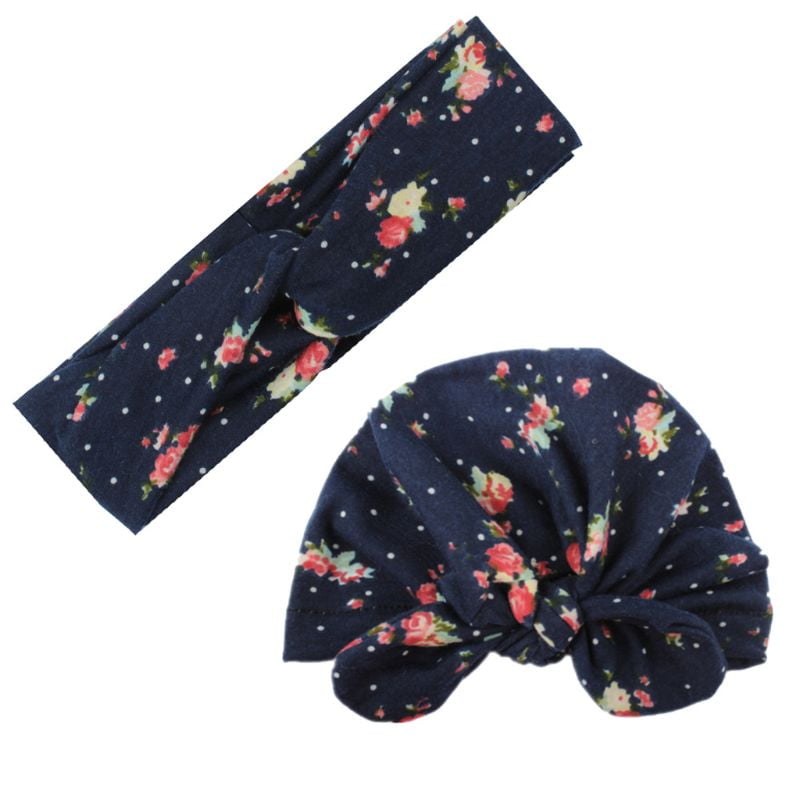 2Pcs/Set Mom Mother & Daughter Kids Baby Girls Bow Headband Hair Band Hairwear 