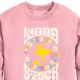 thumbnail image 2 of Peanuts - Retro Floral Woodstock - Toddler & Youth Crewneck Fleece Sweatshirt, 2 of 5