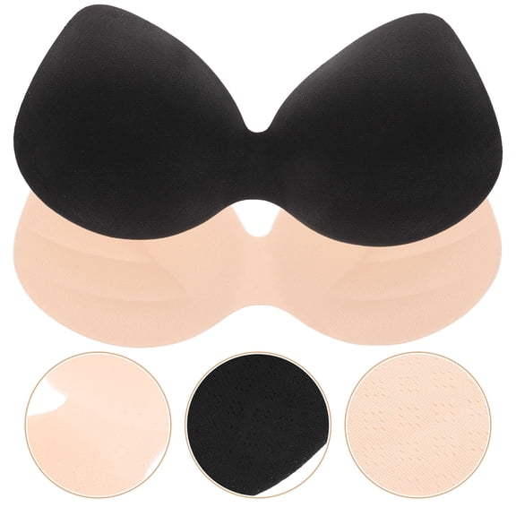 2Pcs Women Bra Pads Sports Bra Replacement Liners Cushions Thick Bra Pads Comfortable Bra Inserts