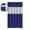 Dark Blue, variant on Spliced Shower Curtain – Waterproof, No-Punch Thickened Bathroom Curtain with Hooks, 70.87"x70.87", Light-Permeable Panel for Privacy & Easy Maintenance
