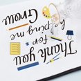 thumbnail image 5 of Teacher Theme Makeup Bag 9x7 Inch Cosmetic Zipper Pouch for Purse Organizer Canvas Bag Handbags Printing Pencil Bag - Thank You for Helping Me Grow, 5 of 7