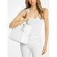 thumbnail image 4 of Michael Kors Bolso Tote Grande Voyager de Piel Saffiano para Mujer (Blanco Óptico) 35S5SV6T7L-085, 4 of 4