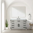thumbnail image 3 of Laurel 48 in W x 22 in D White Oak Single Bath Vanity and Carrara Marble Top, 3 of 3