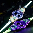 thumbnail image 2 of WEGFTDUOP Special Effects Flash Duel Laser Sword, Flaming Spinning Dual-Blade Lightsaber, Rechargeable 24-color Retractable Fire-rotating Double-edged Sword, Birthday, New Year, Christmas Gift, 2 of 5