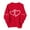 Red-O, variant on Uaswgudfs Women's Valentine's Day Crewneck Sweatshirt - Loose Fit Long Sleeve Casual Pullover with Heart, Valentine Graphic Top for Women