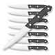thumbnail image 1 of GPED Juego de Cuchillos para Bistec de 8 Piezas, Juego de Cuchillos para Bistec Dentados de 4.5 Pulgadas, Colección de Cuchillos para Bistec de Cocina de Acero Inoxidable Ultra Afilado con Triple Rem, 1 of 7