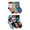 Multi, variant on Jefferies Socks Boy's Novelty Stripe Water Animals Pattern Crew Socks 6 Pair Pack