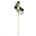 thumbnail image 6 of Efavormart Pack of 2 | 33" Silk Long Stem Roses, Faux Flowers Rose Bouquet - BLACK, 6 of 10