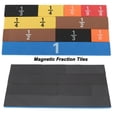 thumbnail image 2 of 51pcs Magnetic Fraction Tiles Teaching Resources Brain Training Resin Math Manipulatives Set for Kids, 2 of 8