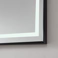 thumbnail image 6 of Vinnova Teruel 60" Rectangle Black Framed LED Wall Mount Bathroom Vanity Mirror, 6 of 8