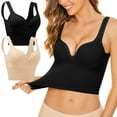 thumbnail image 2 of Sngxgn Womens Longline Sports Bra - Workout Crop Tank Tops Padded Yoga Bra(Multicolor,XL), 2 of 9