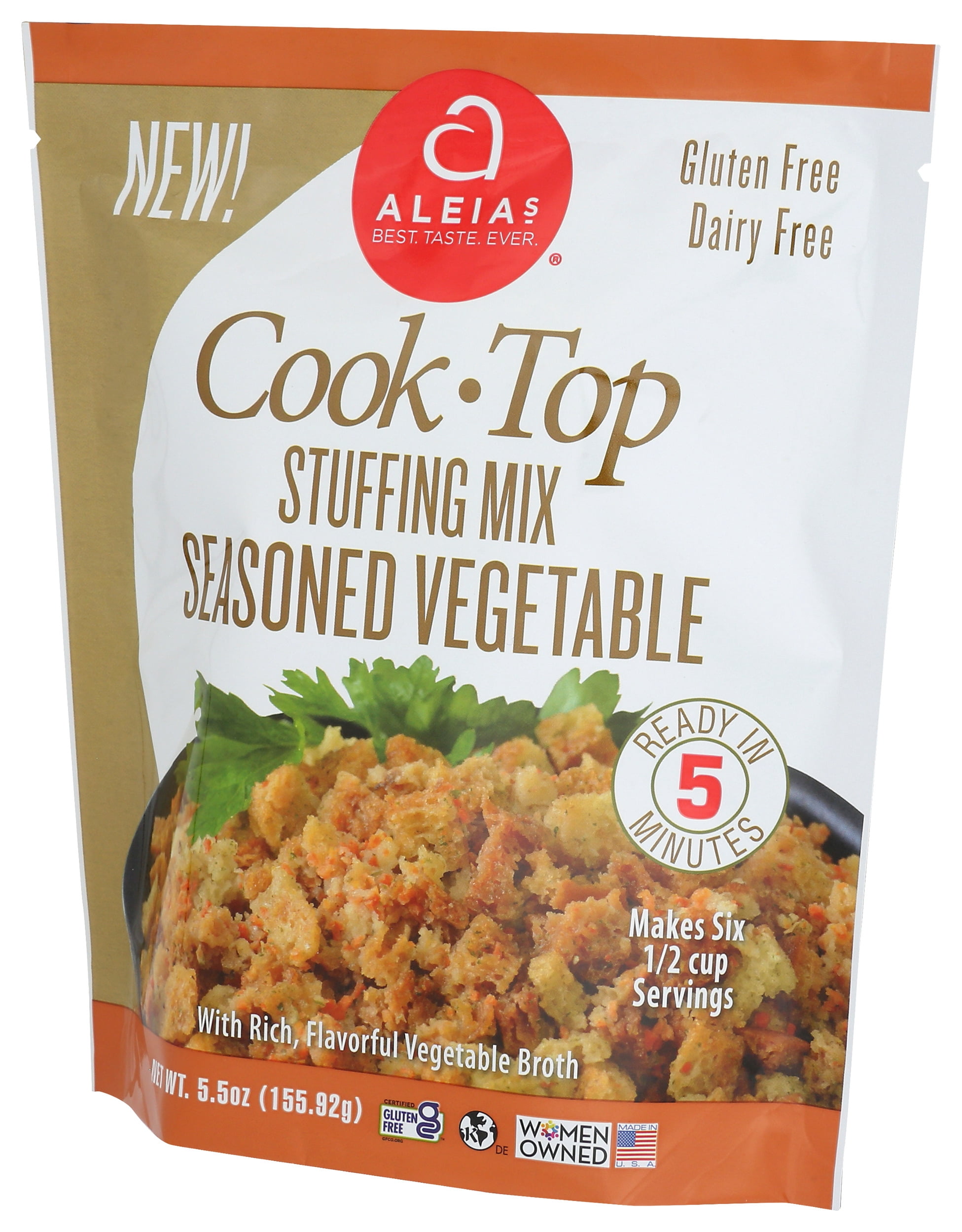 (Pack of 6), Aleias Stuffing Vegetable Season, 5.5 Oz