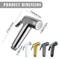 thumbnail image 4 of 1 Pcs Toilet Douche Bidet Head Hand Held Bidet Sprayer Muslim Shower Shower/ Bathroom Companion Toilet Flushing Device B, 4 of 7