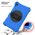 thumbnail image 6 of Galaxy Tab A 8.4" Case SM-T307 T307U, Allytech Silicone EVA Adjustable Shoulder Strap Hand Strap Kickstand Heavy Duty Protection Rugged Shockproof Case Cover for Samsung Galaxy Tab A 8.4",Blue/Black, 6 of 6