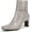 Soft Milk Grey, variant on Women's Nanette Ankle Bootie Soft Milk Grey 9W