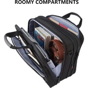 KROSER Laptop Bag Briefcase Up to 17.3 Laptop Messenger Bag Computer Bag-Black