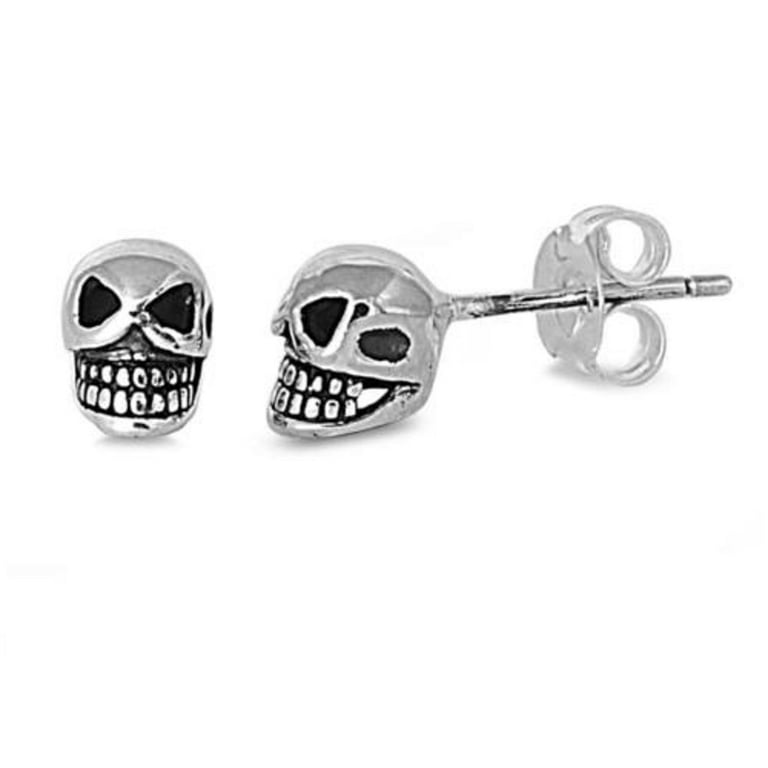 Skull on sale earrings walmart