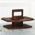 thumbnail image 1 of Mesa de Picnic BLESIY Estante para picnic de vino marrón, 1 of 8