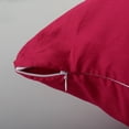 thumbnail image 7 of Evolive New 300TC Thread Count 100% Cotton Body Pillow Cover/Case Replacement with Hidden Zipper Closure 21"x54" (Red), 7 of 7