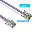 thumbnail image 2 of 1.5ft (0.5M) Cat5E UTP Ethernet Network Non Booted Cable 1.5 Feet (0.5 Meters) Gigabit LAN Network Cable RJ45 High Speed Patch Cable, Purple (20 Pack), 2 of 4