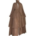 thumbnail image 2 of Njagoc3 Womens Long Sleeve Fringe Hem Flapper Dress, Vintage Party & Evening Gown, Plus Size Available, 2 of 6