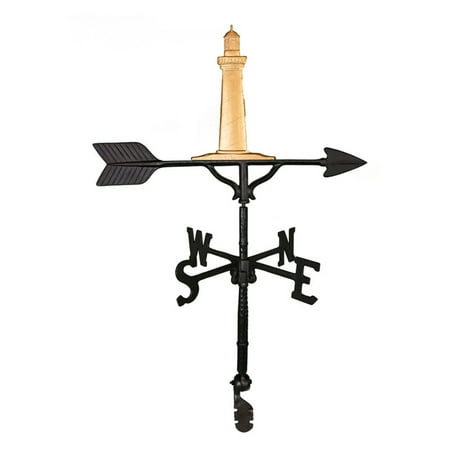 Gold Cape Cod Lighthouse Weathervane - 32 in.