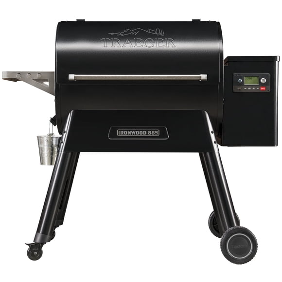 Traeger Grills Ironwood 885 Wood Pellet Grill and Smoker with Alexa and WiFIRE Smart Home Technology, Black