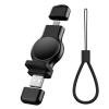 thumbnail image 2 of Cargador inalámbrico portátil USBA + USBC estación de carga rápida magnética Likrtyny para iWatch 7 6 5 4 3 2 1 SE Apple Watch Series, 2 of 8