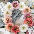 thumbnail image 5 of dianhelloya Artificial Flower Realistic Decorative Bright-colored Bedroom Living Room Simulation Dahlia Flower Home Decor White, 5 of 8