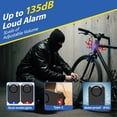 thumbnail image 2 of Wiher Bike Alarms, Loud 135dB Alarms for Ebikes, Wireless Bike Alarm with Remote, Anti-Theft Bicycle Motorcycle Alarm Wireless Security Sensor Alarms, 2 of 10