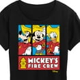 thumbnail image 3 of Disney - Firefighter Mickey & Friends - To The Rescue - Women's Short Sleeve Graphic T-Shirt, 3 of 5