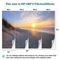 thumbnail image 3 of Peel and Stick Wallpaper Waterproof South sunrise Wall Mural Decor Self Adhesive and Removable 69in x 98in, 3 of 8