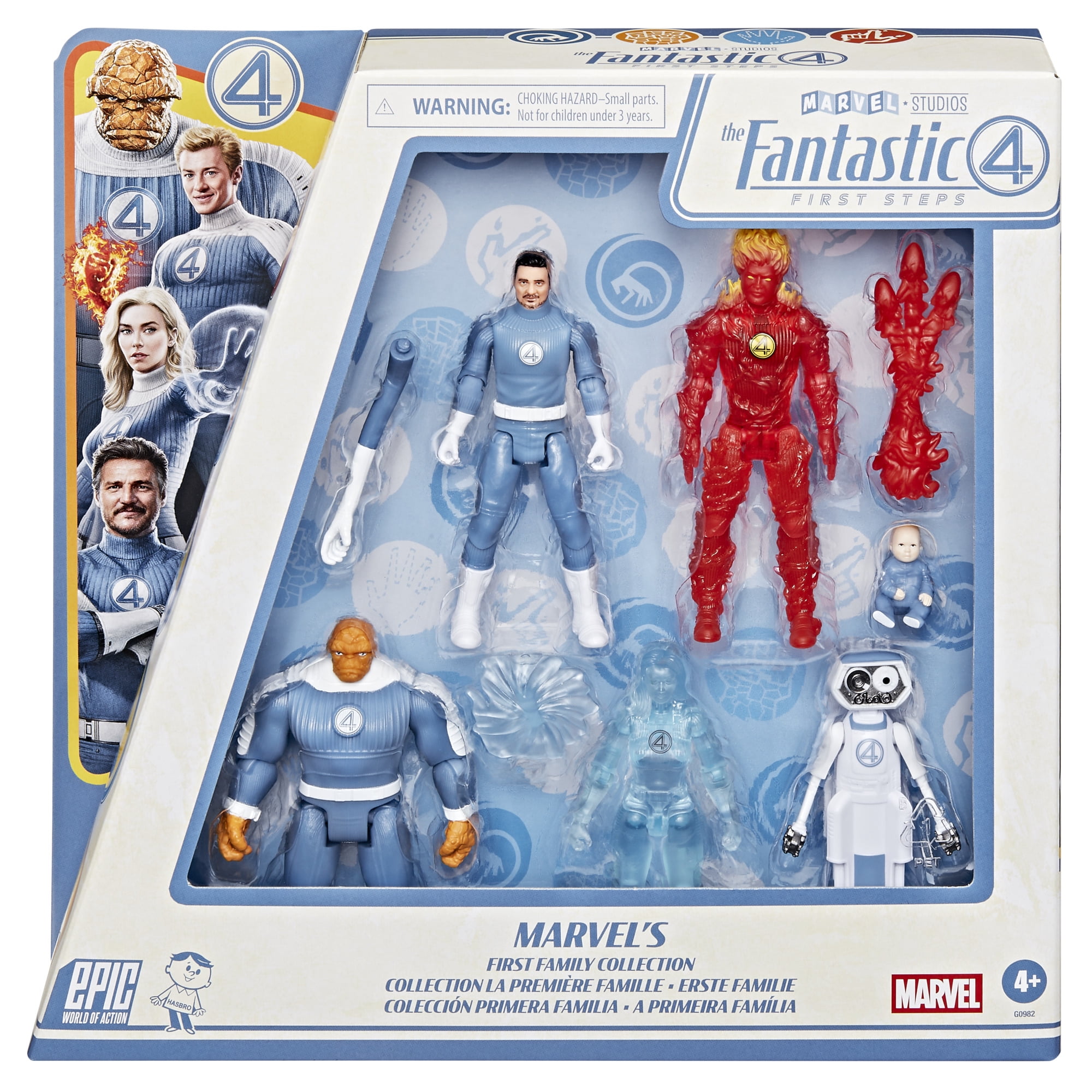 Marvel Studios The Fantastic Four Epic World of Action Marvel’s First Family Collection 6-Figure Set