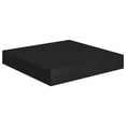 thumbnail image 5 of Estantes flotantes negros Casafoyer para pared 23x23,5x4 cm MDF 2 unidades, 5 of 5