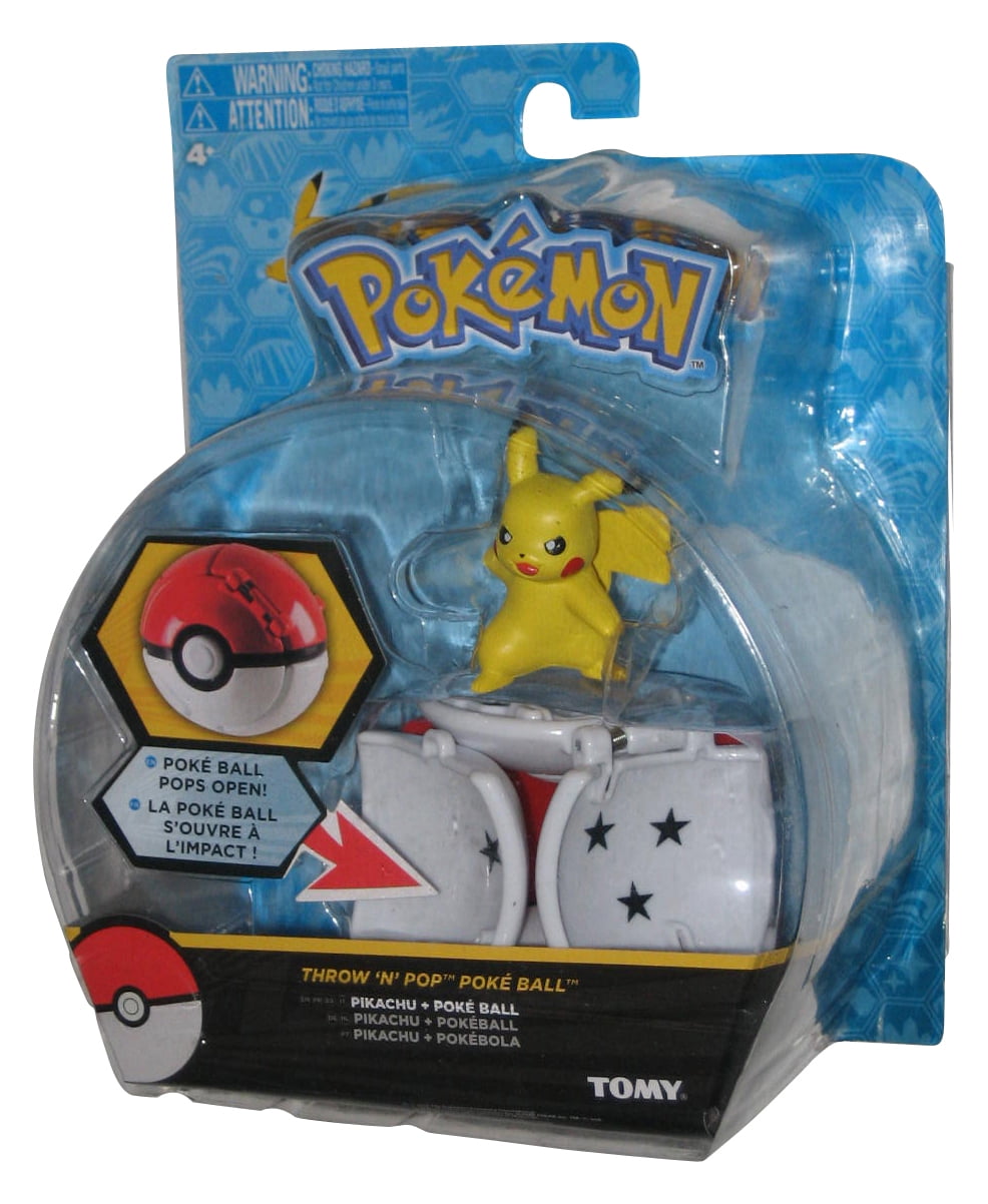 pokemon throw n pop pokeball pikachu poke ball cubone repeat figure set