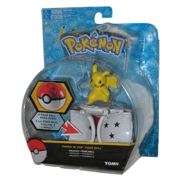 tomy pokemon throw n pop pokeball pikachu poke ball cubone repeat figure set