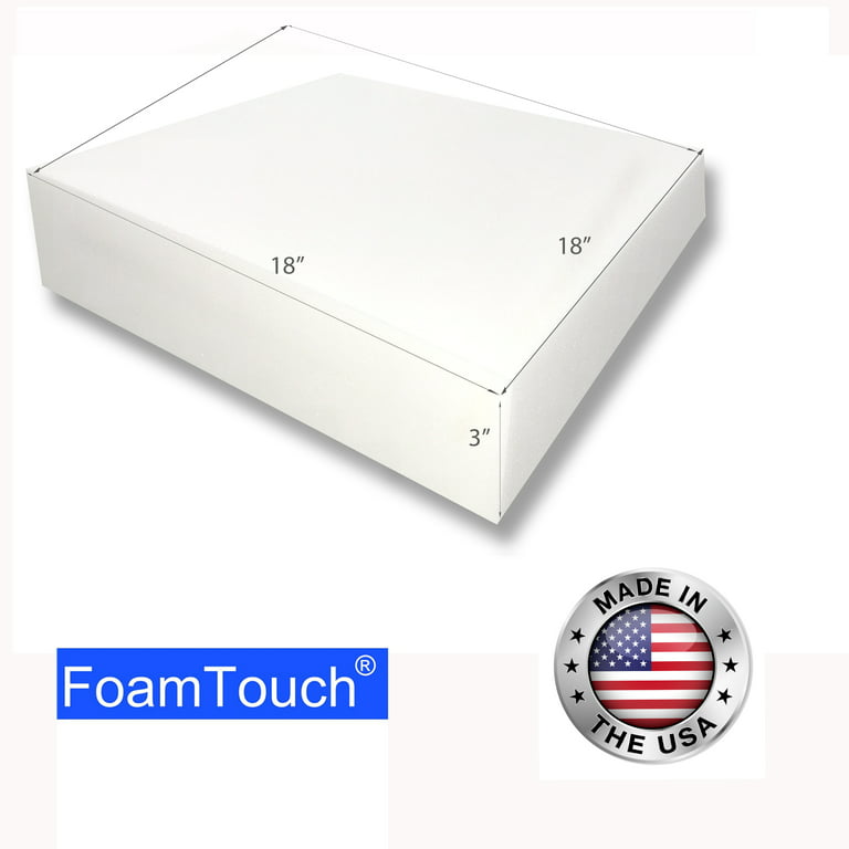 High and Medium Density #FoamTouch Upholstery Foam size (1-6) X 30 X 72