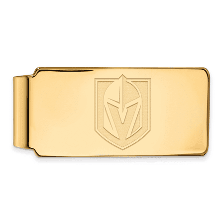 Golf Money Clips - Lex & Lu G/P Sterling Silver LogoArt Vegas Golden Knights Money Clip
