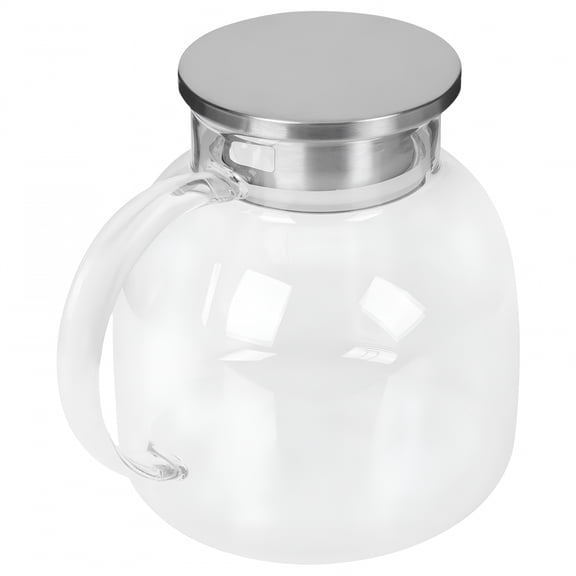 ACDANC Small Pitcher with Lid Glass Water Bottles Tea 1 Gallon Juice Containers Lids for Fridge