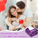 thumbnail image 4 of LHSHID Christmas Day Gifts for Wife from Husband to My Wife Blanket Anniversary Wedding Gifts for Her Christmas Birthday Gifts Ideas for Wife Wife Valentines Day Gifts 30x40in, 4 of 6