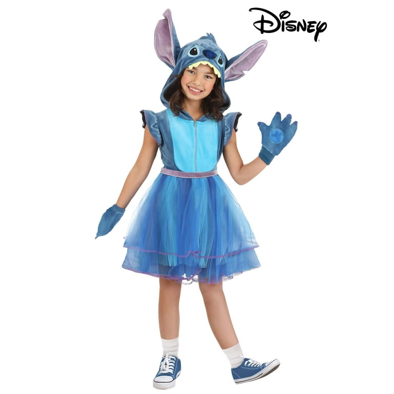 Disney Lilo & Stitch Girl's Stitch Costume Dress | Kids | Girls | XL | Blue/Purple | FUN Costumes Disney Lilo & Stitch Girl's Stitch Costume Dress | Kids | Girls | XL | Blue/Purple | FUN Costumes